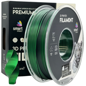 Black-Green Dual Color Silk 1.75mm 1kg Smart Print