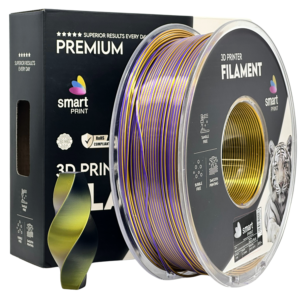 Black Gold Purple Tri Color Silk 1.75mm 1kg Smart Print