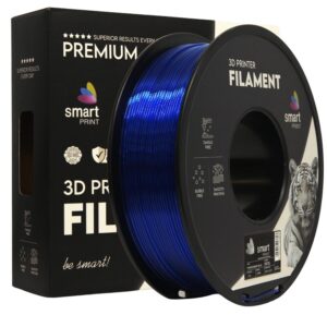 Transparent Blue PETG 1.75mm 1kg Smart Print
