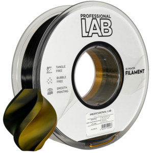Black & Gold Dual Color Silk 1.75mm 1kg Prof.Lab