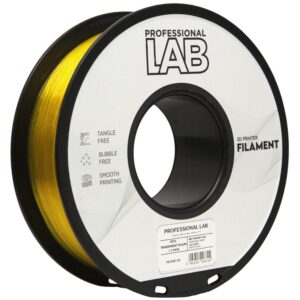Transparent Yellow PETG 1.75mm 1kg Prof.Lab